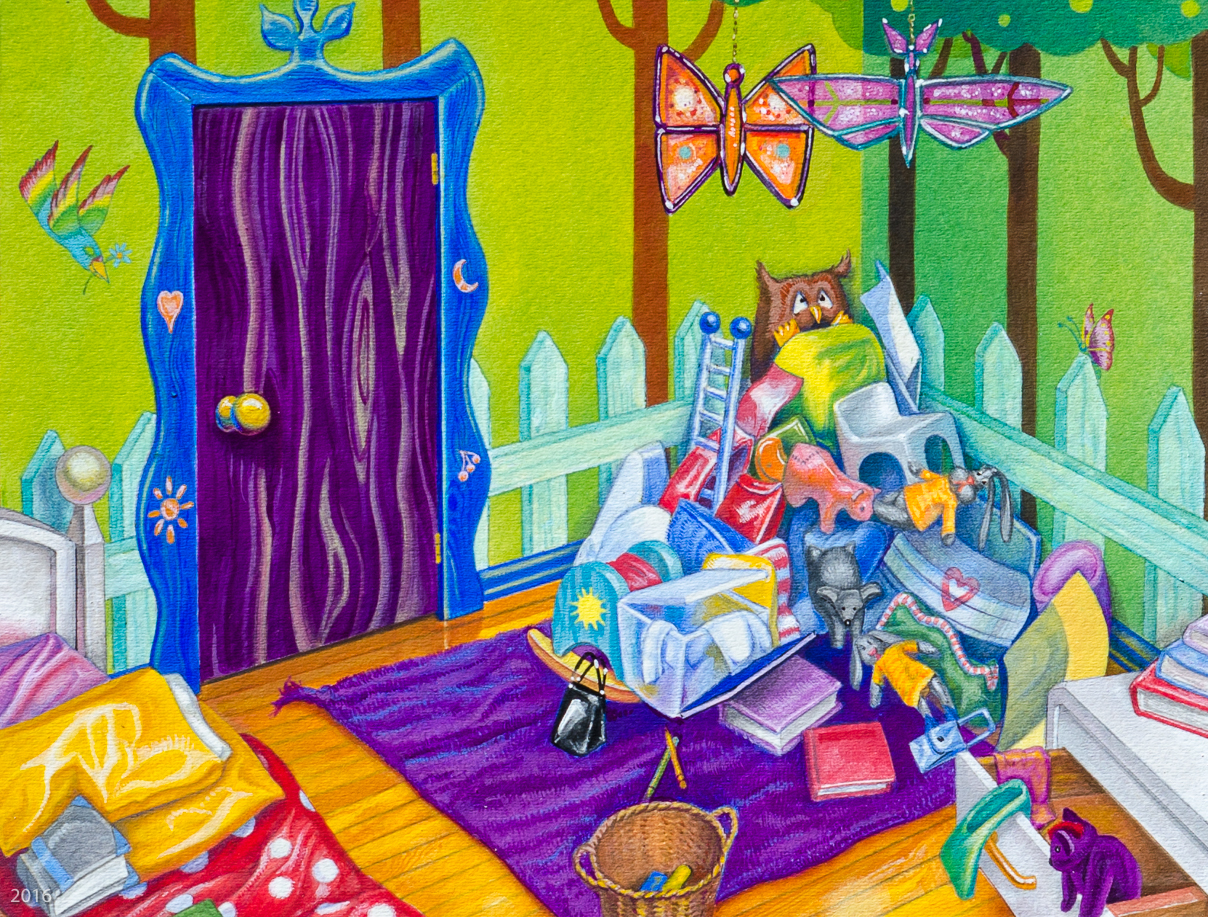 The Butterfly and the Moth — gallery image 6 Original book illustration