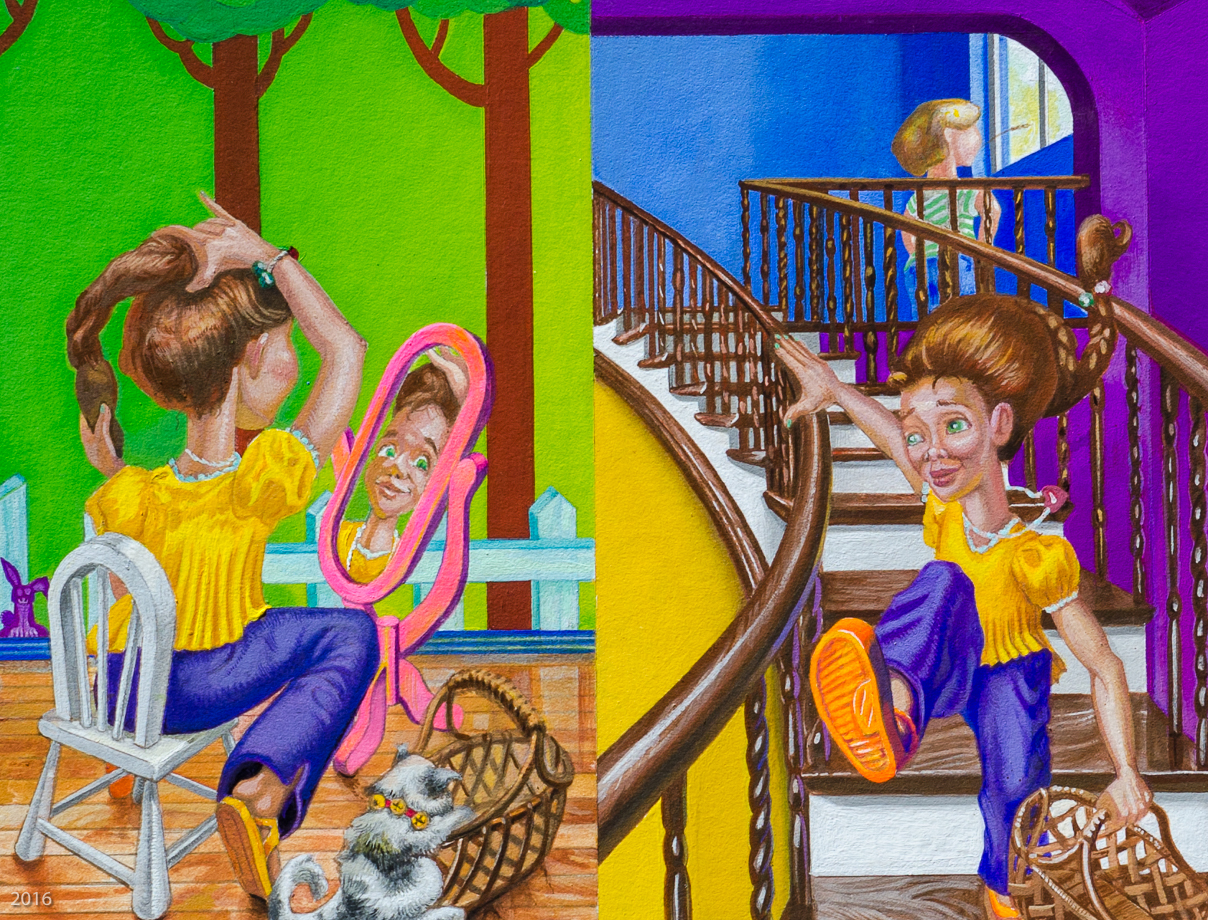 The Butterfly and the Moth — gallery image 9 Original book illustration