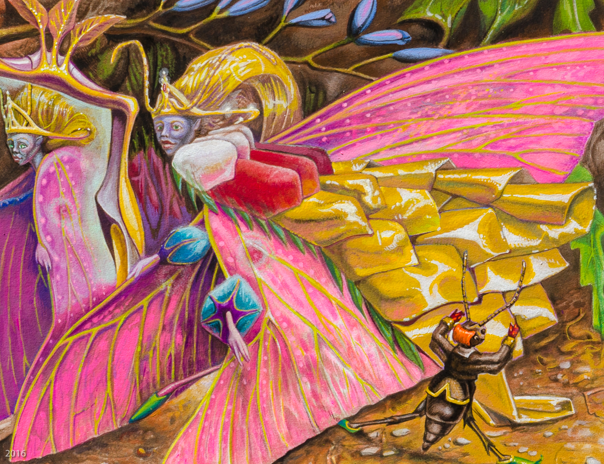 The Butterfly and the Moth — gallery image 10 Original book illustration