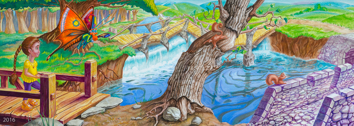 The Butterfly and the Moth — gallery image 11 Original book illustration