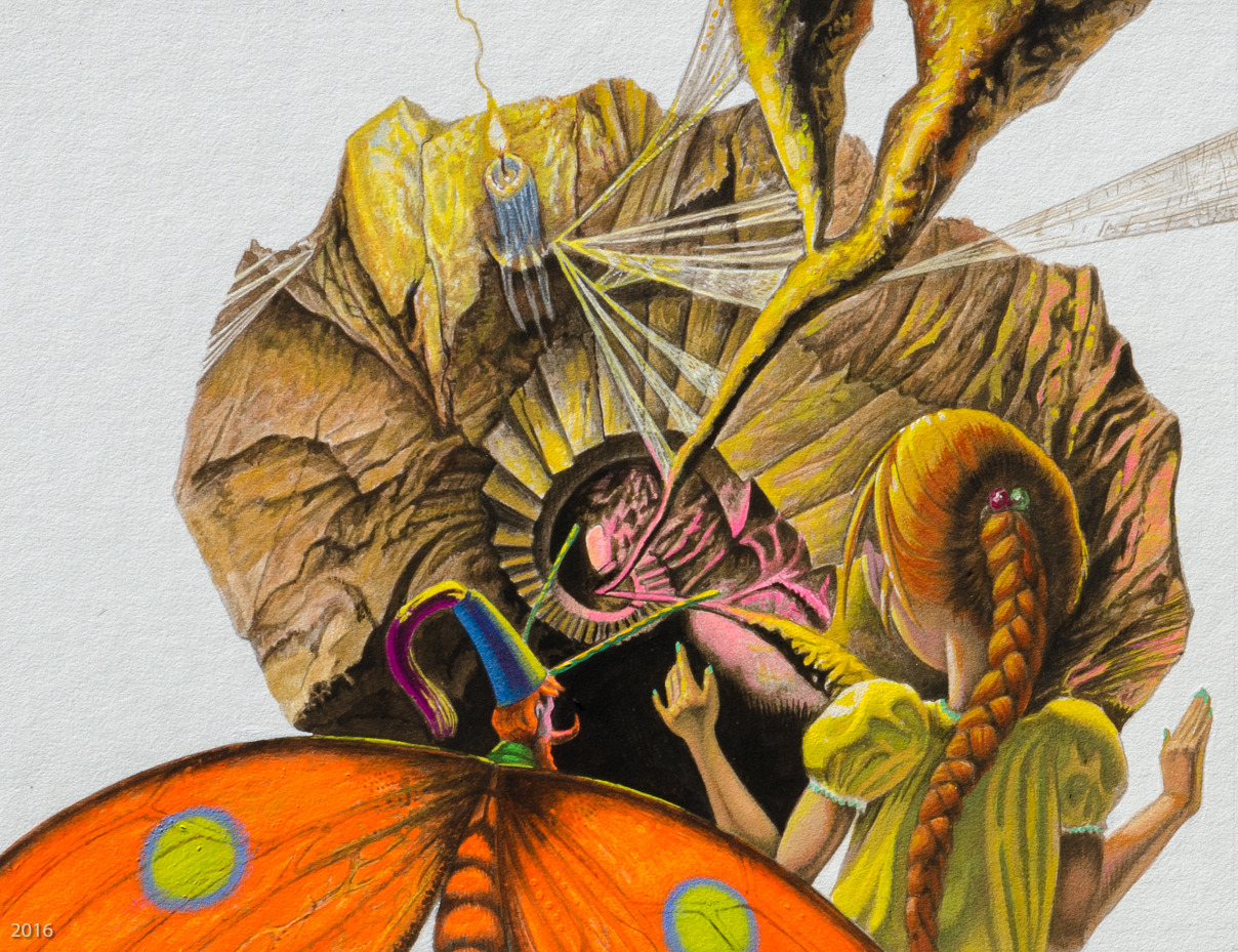The Butterfly and the Moth — gallery image 7 Original book illustration