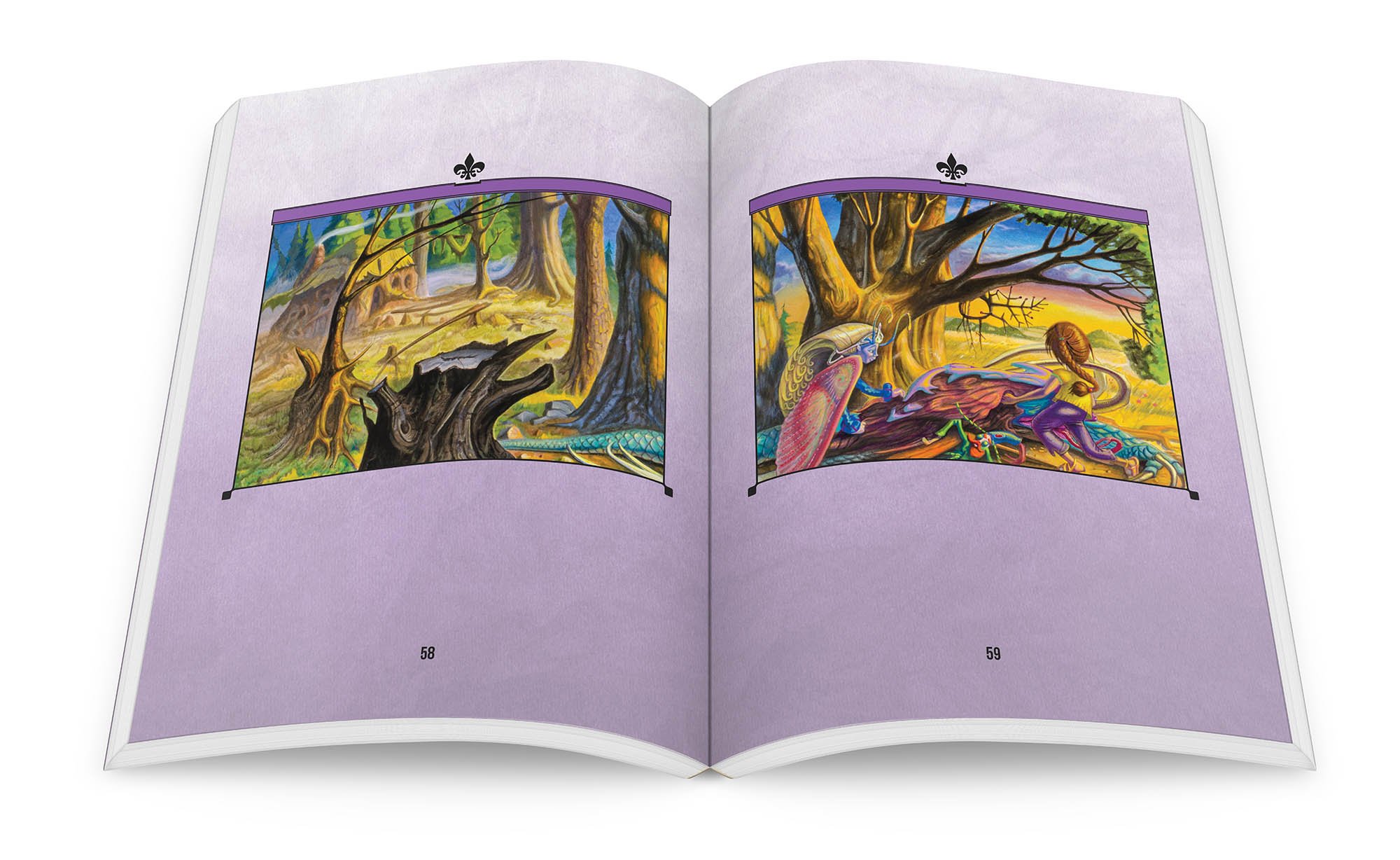 The Butterfly and the Moth — gallery image 4 Original book illustration