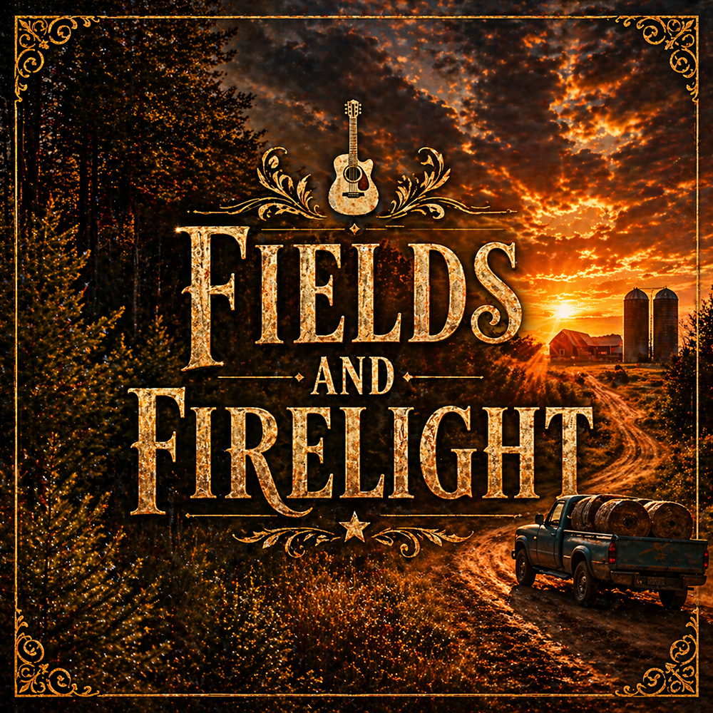 Country Songs - Fields and Firelight album cover